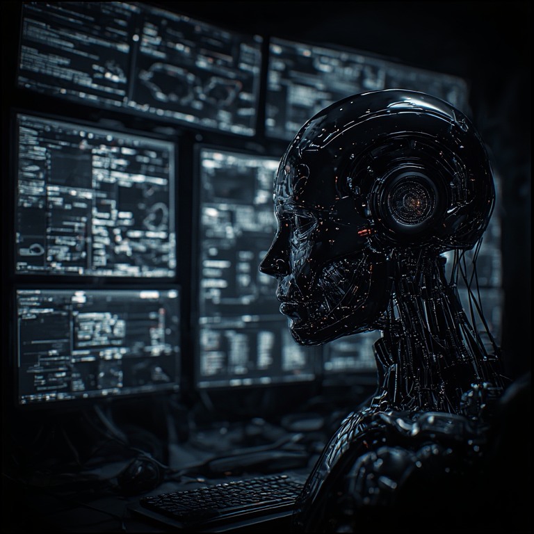 AI neural network visualization